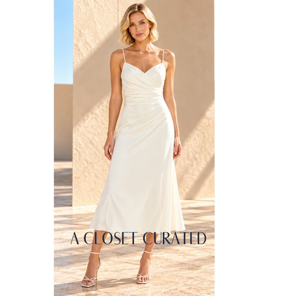 Reformation Horizon Maxi Dress 0 White NWT